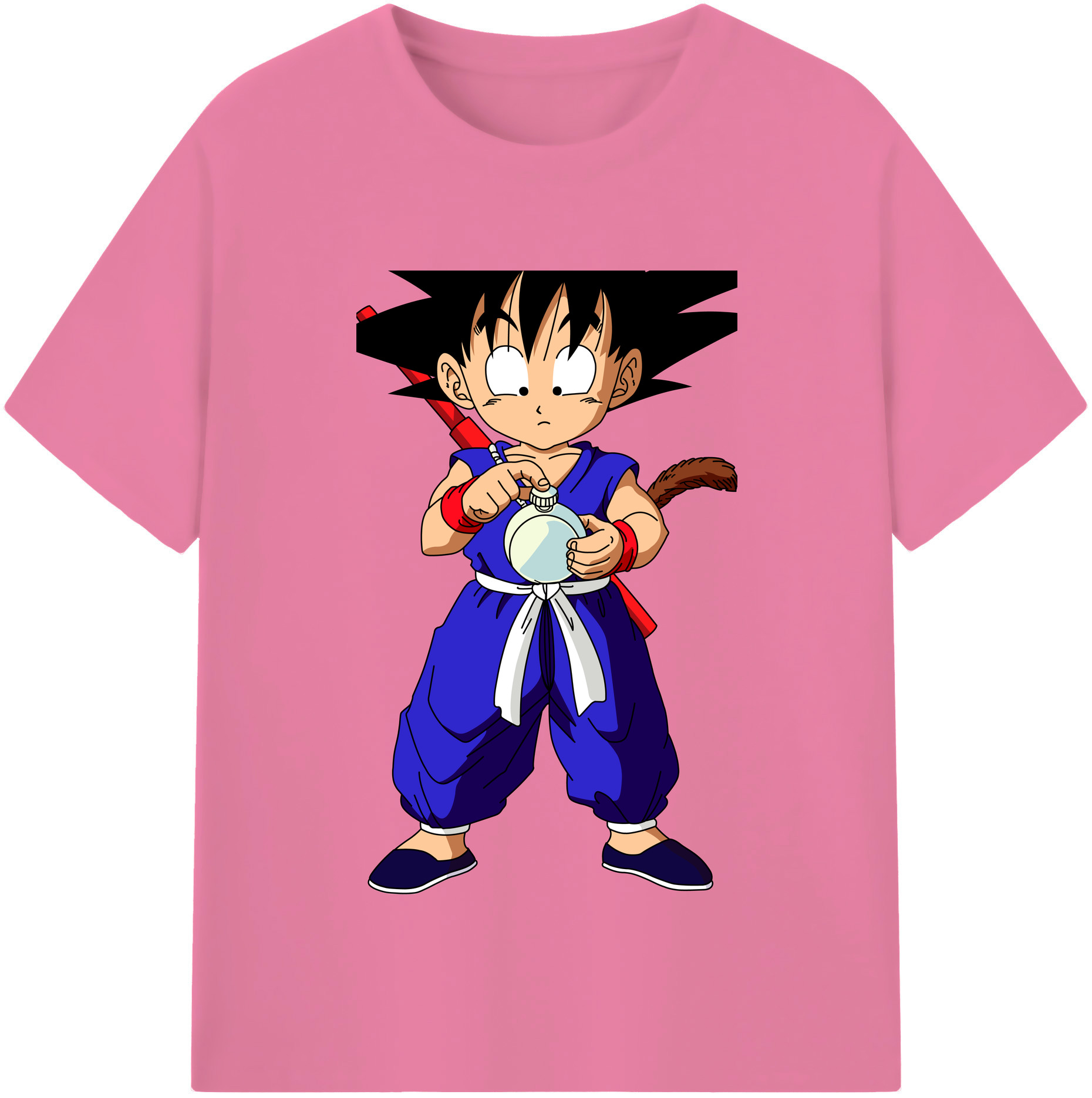 （画像用） ドラゴンボール 孫悟空（そん ごくう）Son Goku カカロット DRAGON BALL Kakarotto 綿100％半袖Tシャツ（フロントプリント）